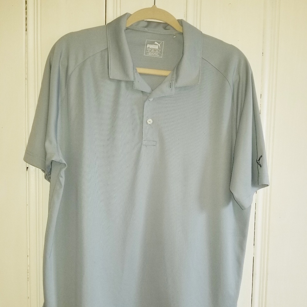 Puma size Large grey used mens shirt